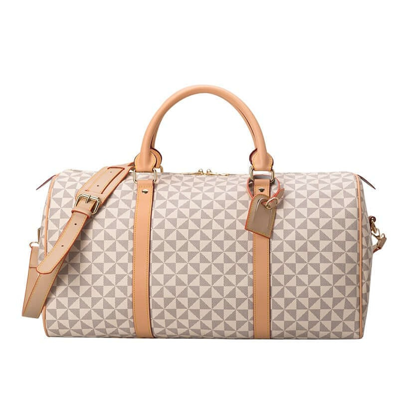 Premium Leather Travel Bag - Stylish Unisex Duffle Bag