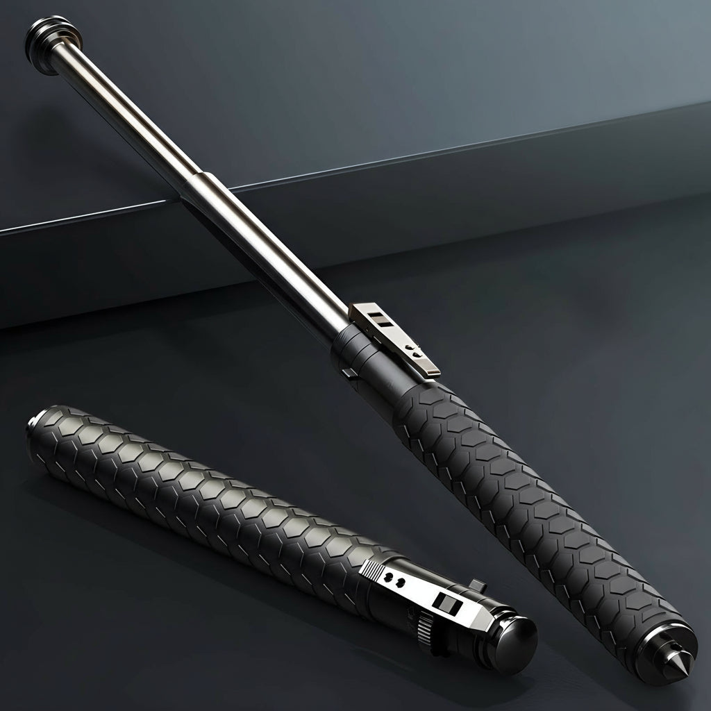 Self-Defense Walking Stick with Automatic Stability Support