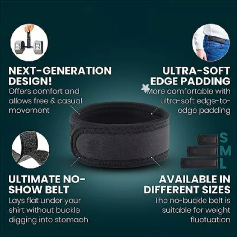 Adjustable Buckle-Free Belt for Effortless Comfort