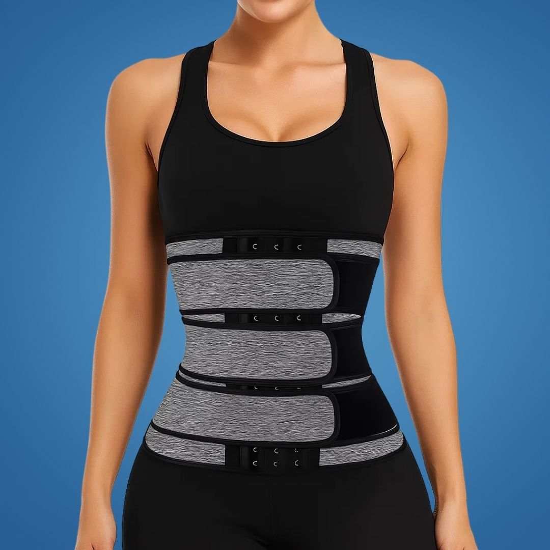 Triple Compression Neoprene Waist Trainer Belt – Ideal for Workout & Postpartum