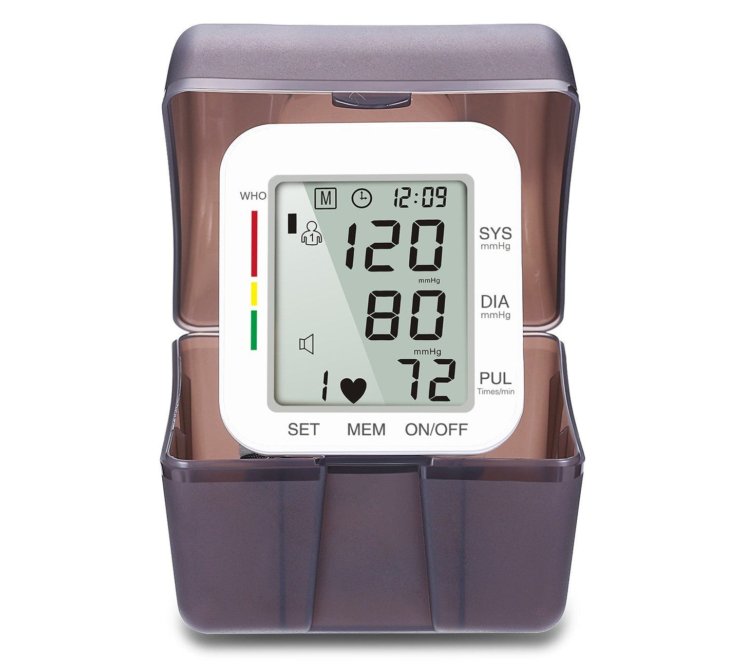 Rechargeable Wrist Blood Pressure Monitor with Fast, Accurate Readings