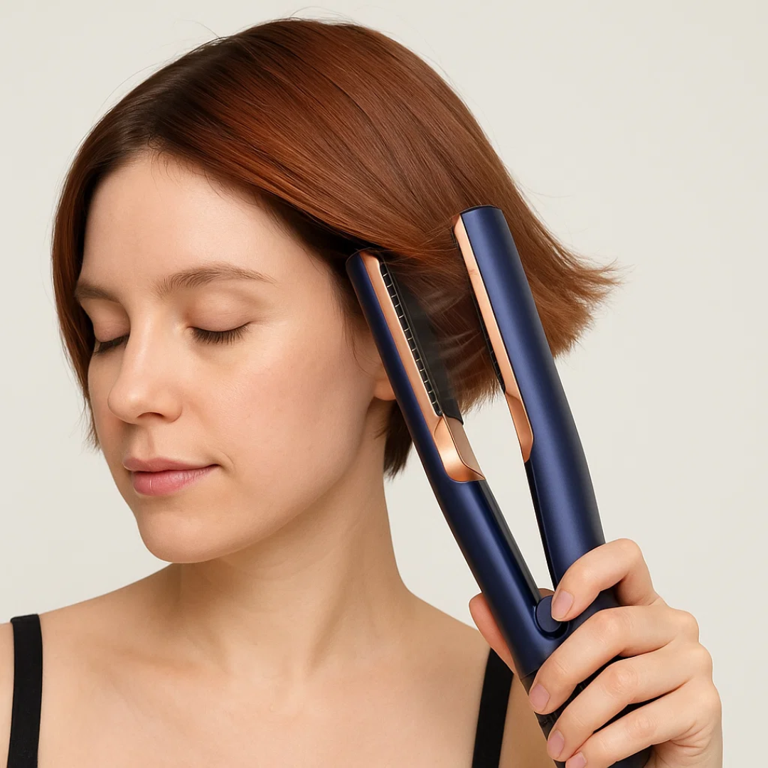 2-in-1 Hair Dryer & Straightener for Easy, Salon-Quality Styling