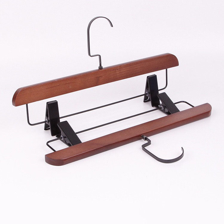 Vintage Solid Wood Seamless Hanger for Clothes Drying