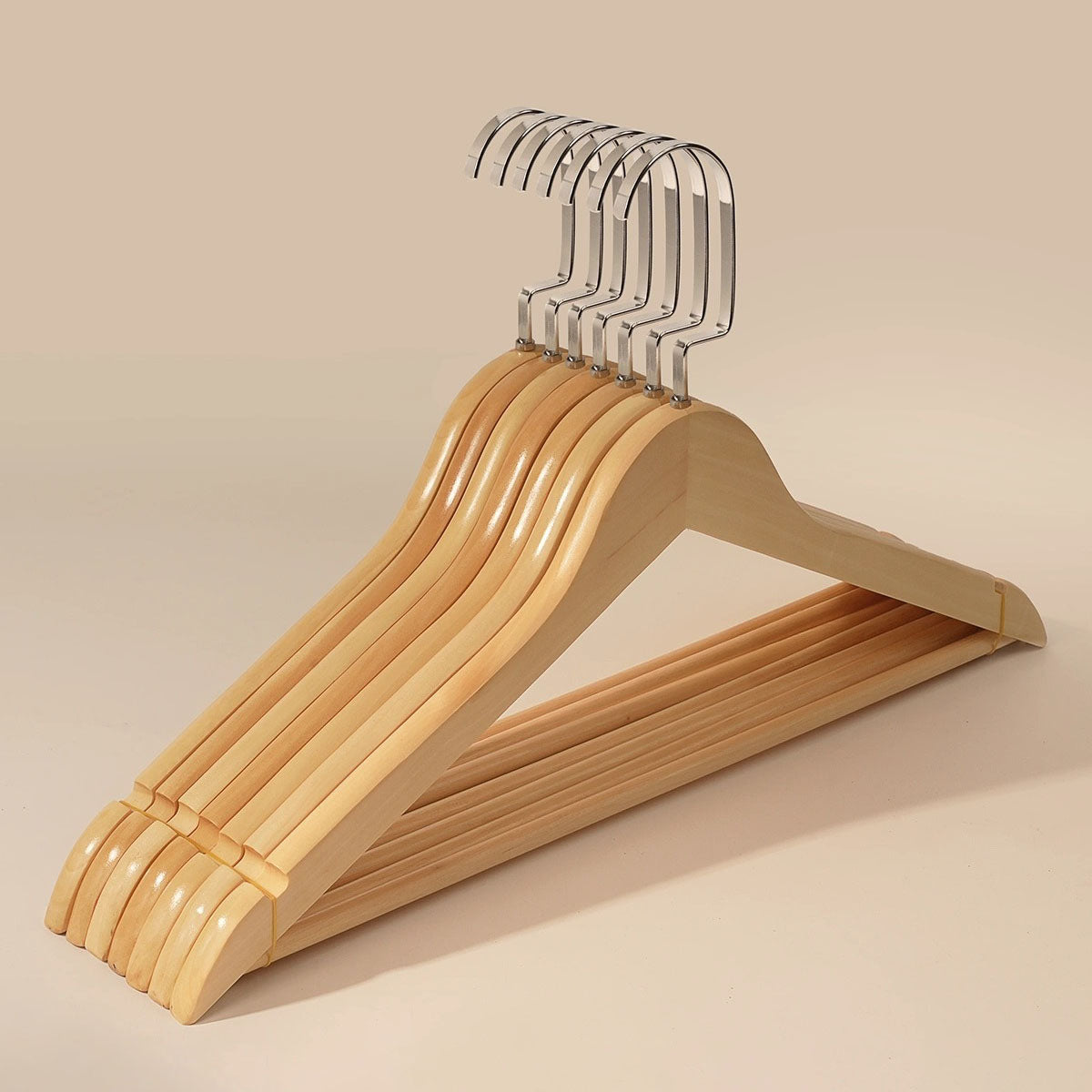 Vintage Solid Wood Seamless Hanger for Clothes Drying