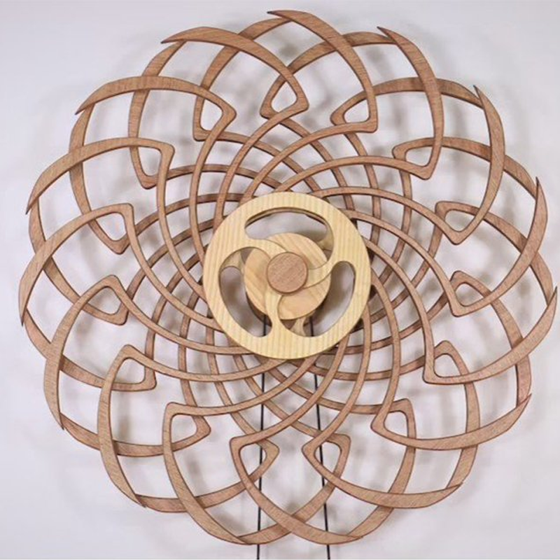 Handcrafted Kinetic Wooden Art Sculpture