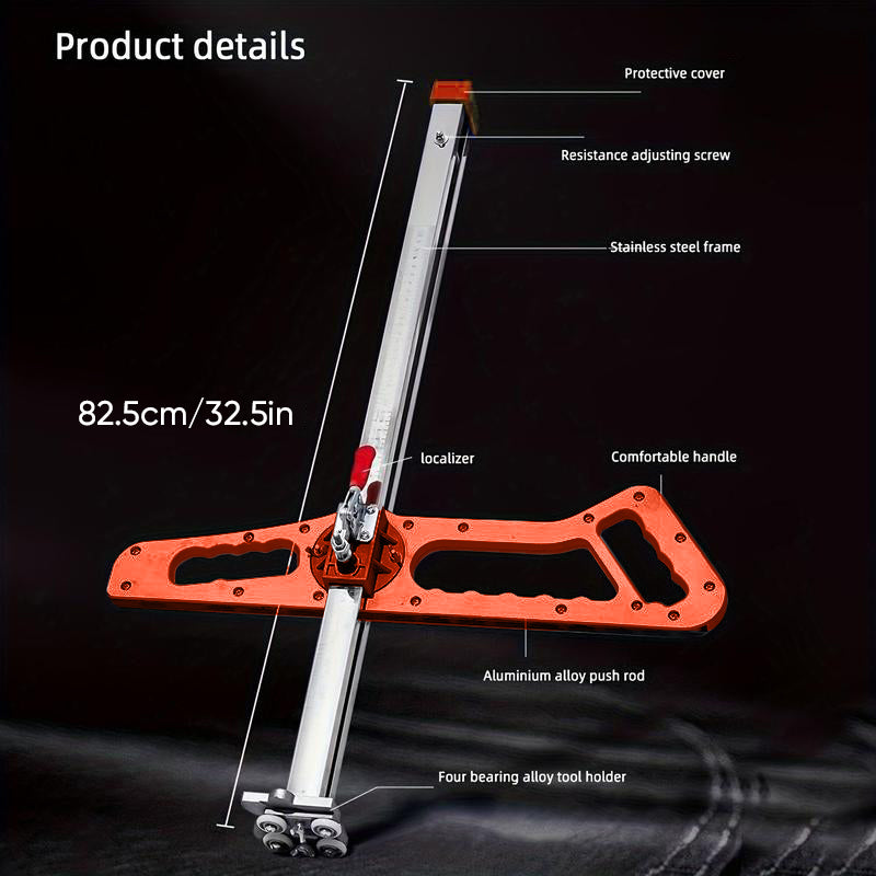 Foldable Drywall Cutter with Adjustable Depth