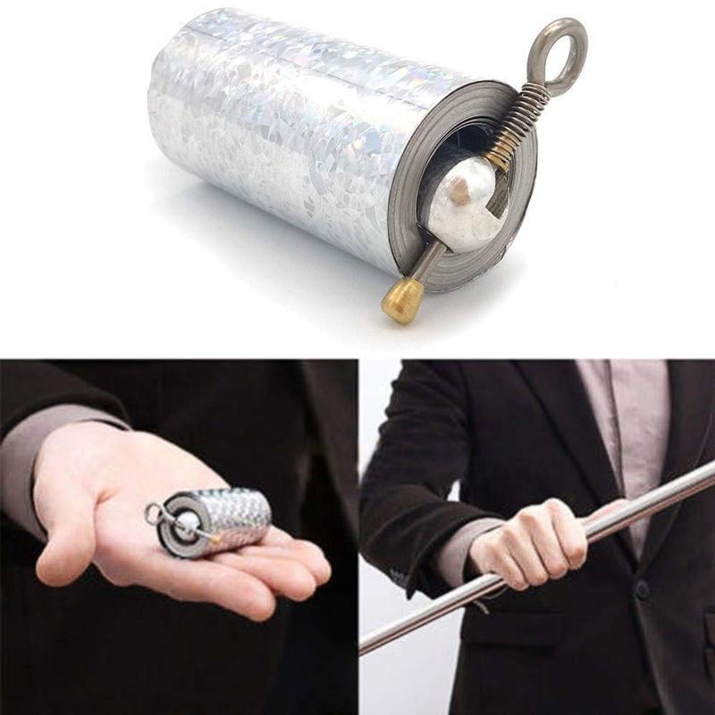 Compact Metal Rod for Defense and Magic Tricks