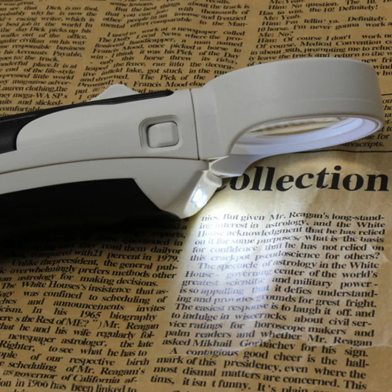 20X Optical Magnifier with LED Illumination