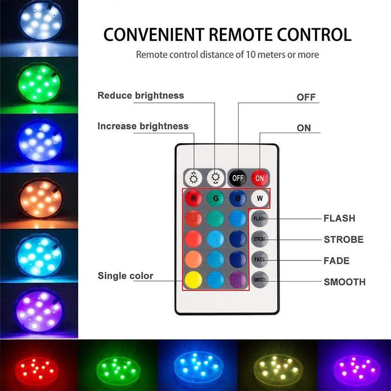 Waterproof Magnetic LED Light with Remote Control