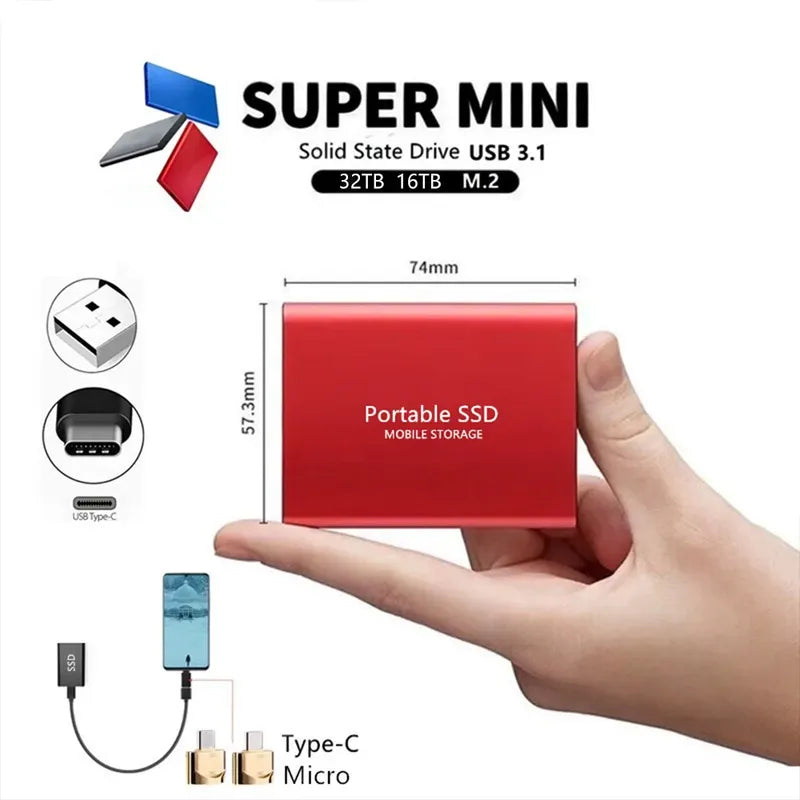 SSD External Hard Drive: High-Capacity, Fast, Portable Storage Solutions