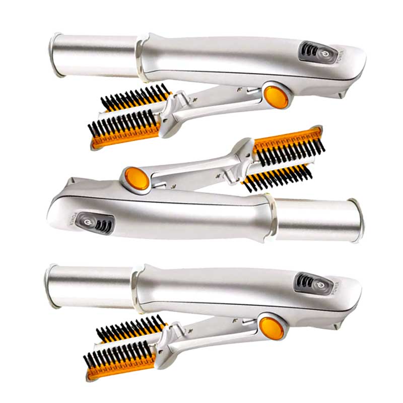 2 in 1 Rotating Hair Brush & Iron for Professional Styling