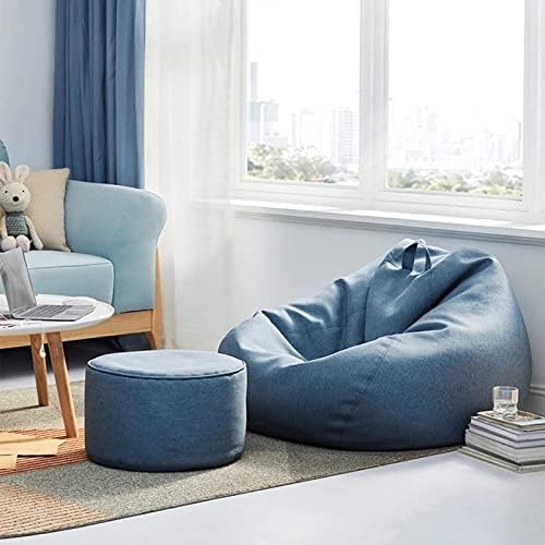 Luxury Linen Bean Bag Cover – Ergonomic Comfort for Stylish Seating