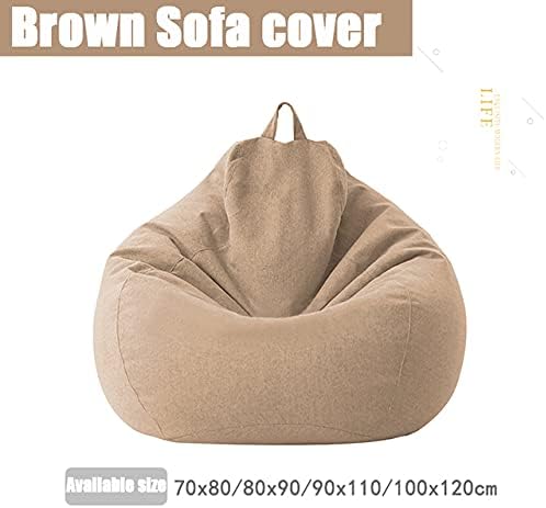 Luxury Linen Bean Bag Cover – Ergonomic Comfort for Stylish Seating