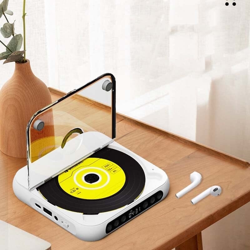 Portable CD Player with Bluetooth Connectivity