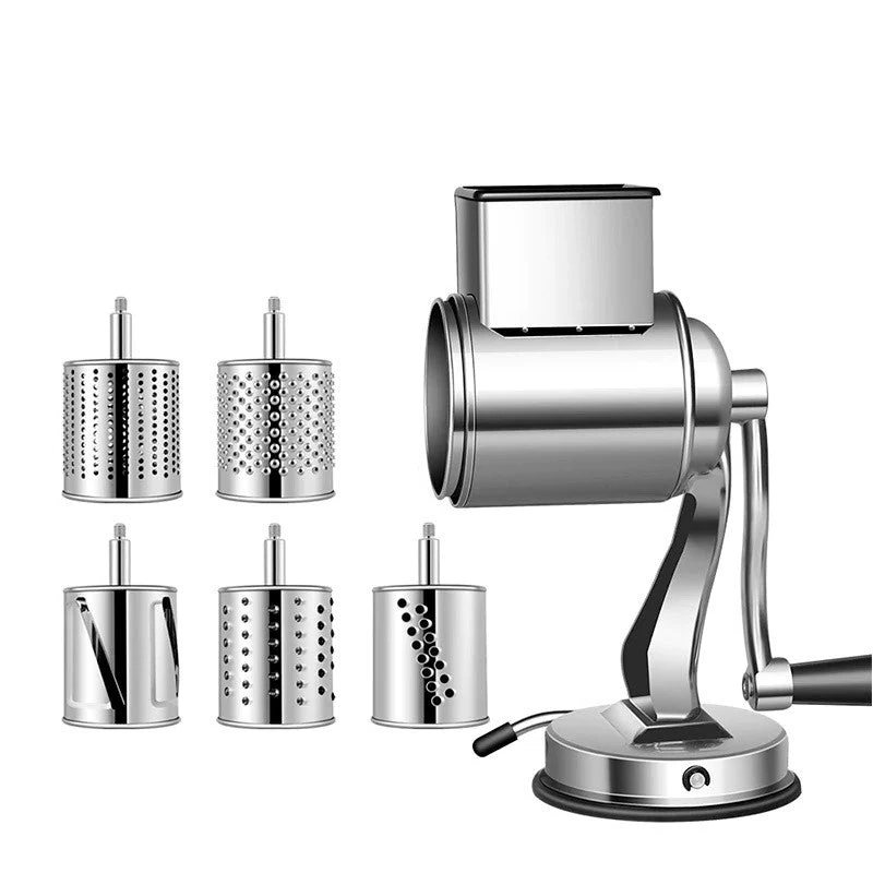 Versatile Kitchen Rotary Grater & Slicer for Effortless Food Prep