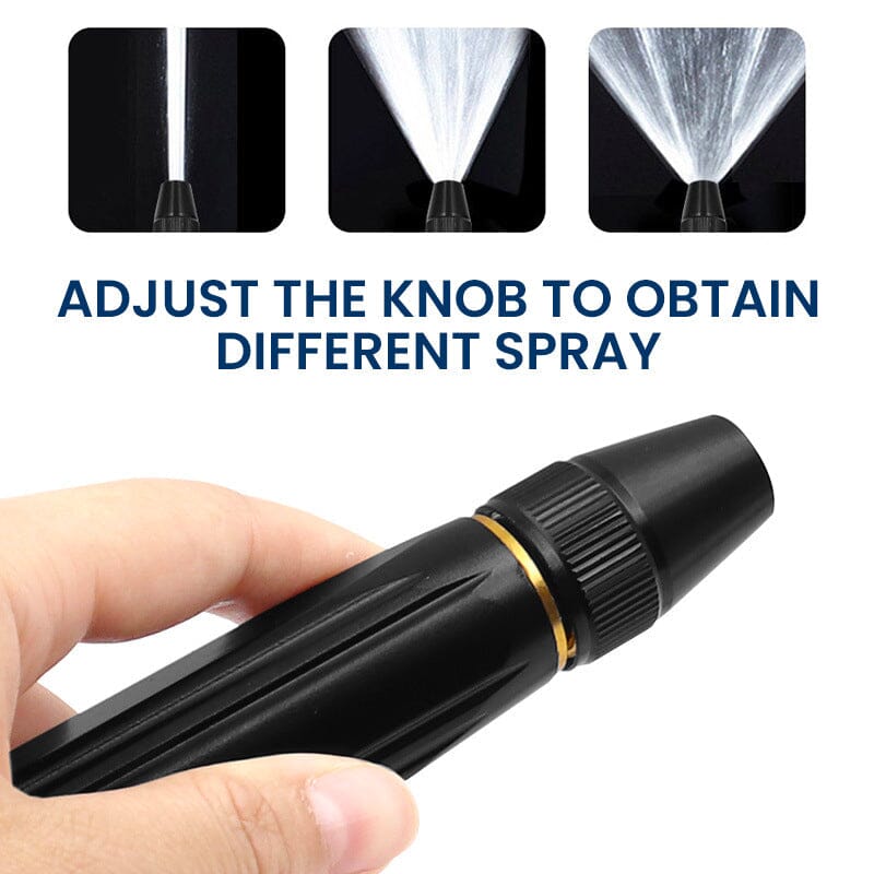 Adjustable Heavy-Duty Rotary Jet Hose Nozzle for Cleaning