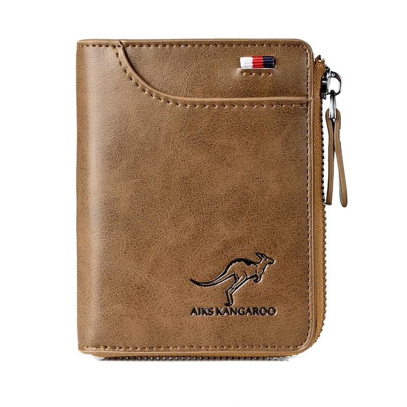 RFID-Blocking Men's Leather Wallet