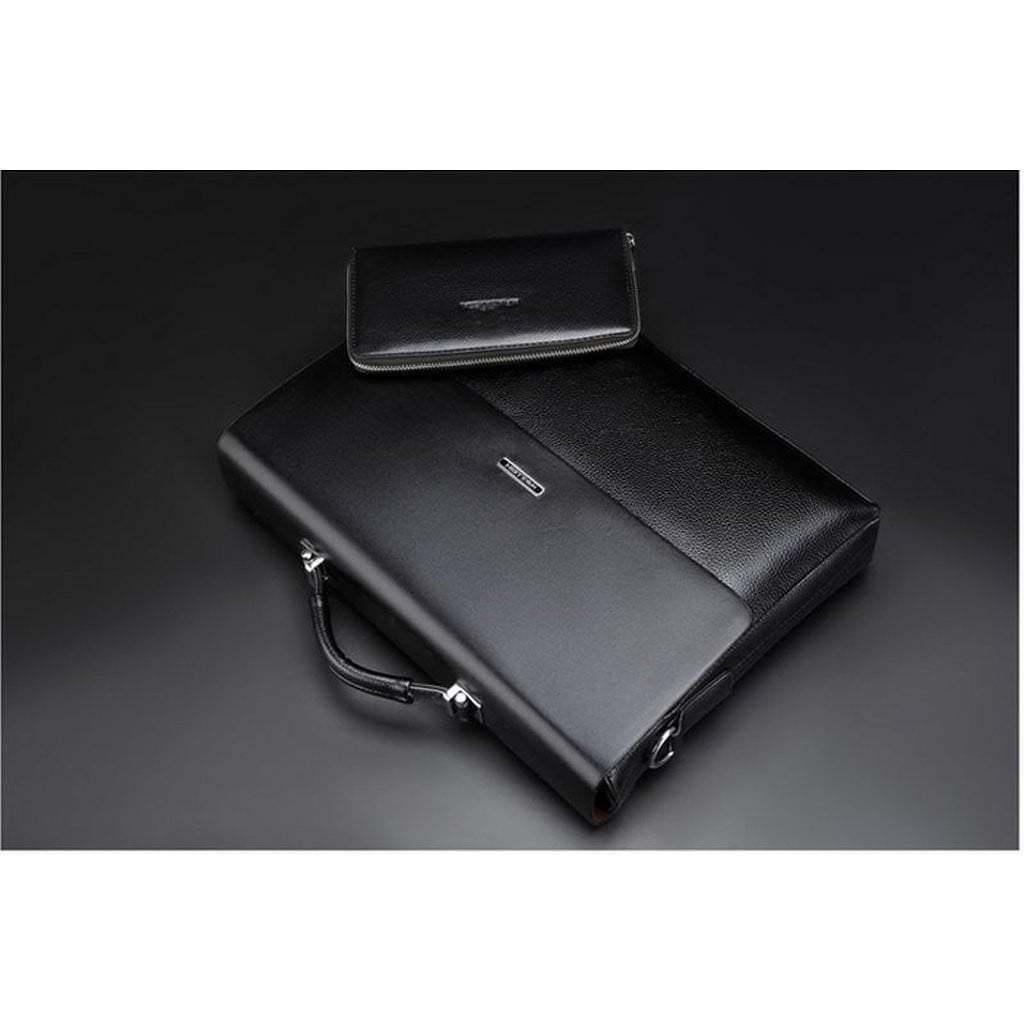 Men's Leather Briefcase for Business & Laptop