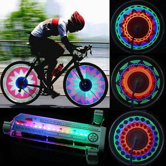 3D LED Bicycle Spoke Lights for Enhanced Visibility