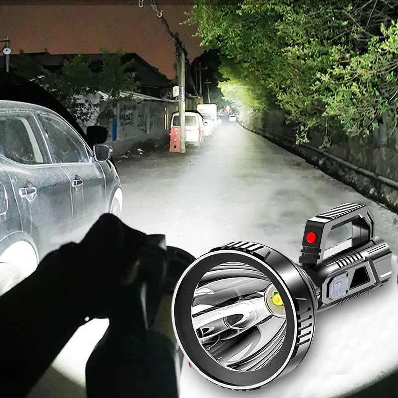 Rechargeable High-Power LED Handheld Spotlight Flashlight
