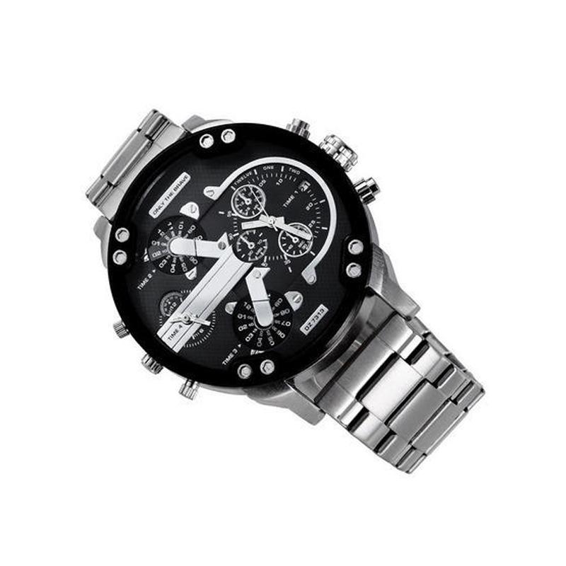 Luxury Men's Chronograph Quartz Watch – Stainless Steel Timepiece