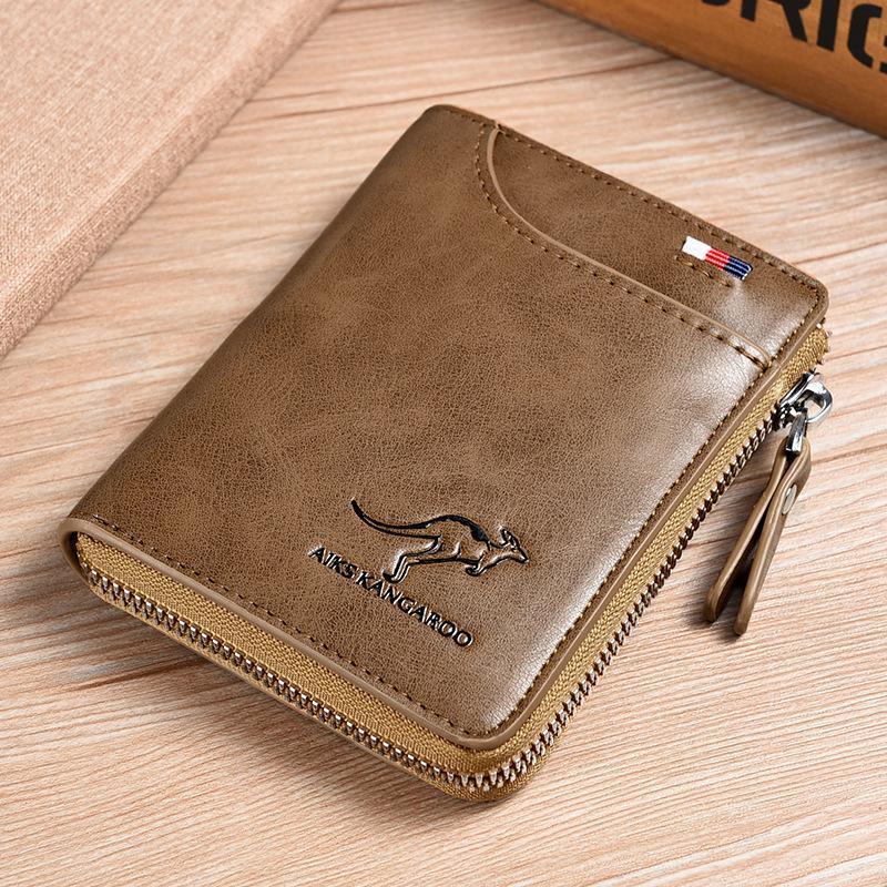RFID-Blocking Men's Leather Wallet