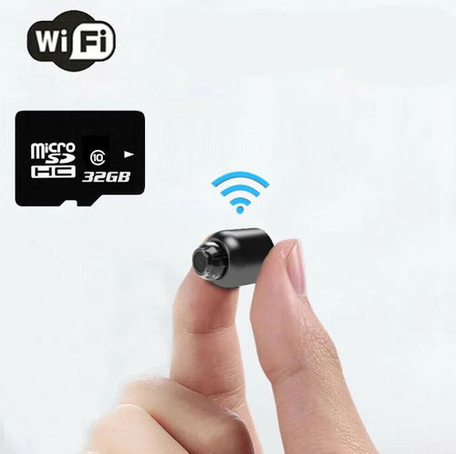 Compact Night Vision WiFi Spy Camera for UK Nanny Surveillance