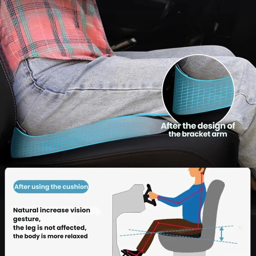 Orthopedic Car Seat Pad – Anti-Slip Cushion for Enhanced Comfort and Support