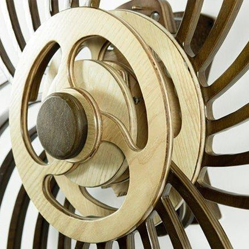 Handcrafted Kinetic Wooden Art Sculpture