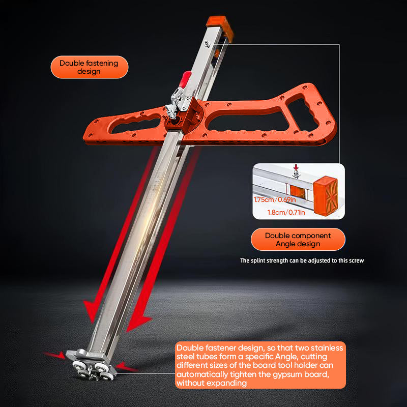 Foldable Drywall Cutter with Adjustable Depth