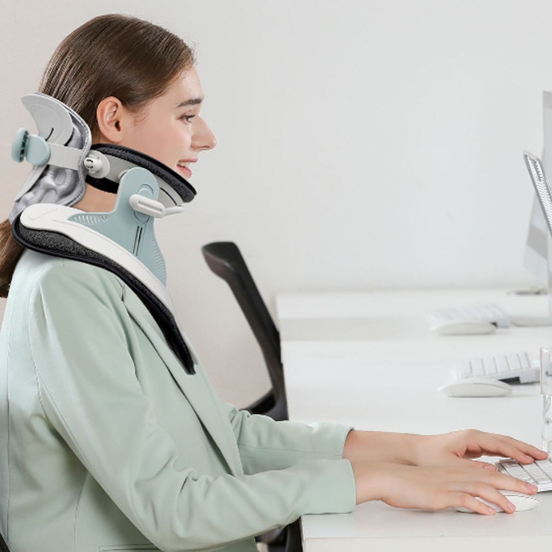 Adjustable Neck Traction Device for Cervical Pain and Tension Relief