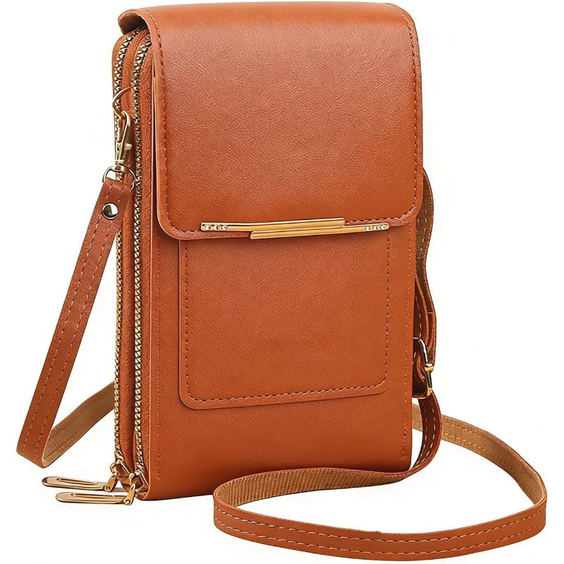 RFID Secure Crossbody Phone Wallet