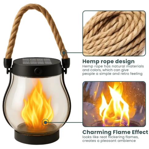 Solar Fire Seed Light — Enchanting Flame Glow for Cozy Nights