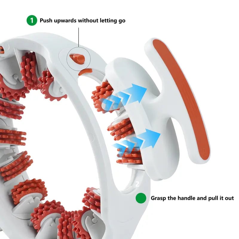 Sakerplus Cellulite Massager Roller with 360° Deep-Tissue Rollers