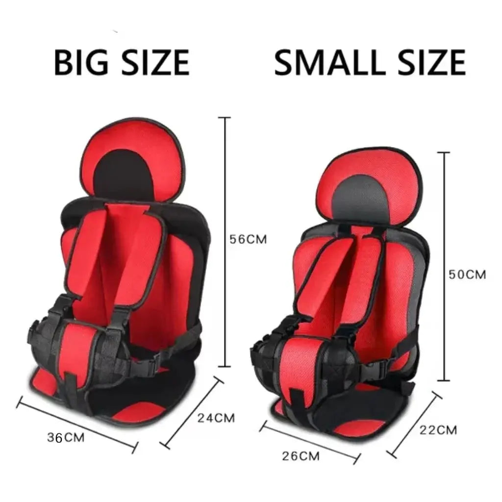 Portable Travel Car Seat for Kids | Foldable Booster with 5-Point Harness