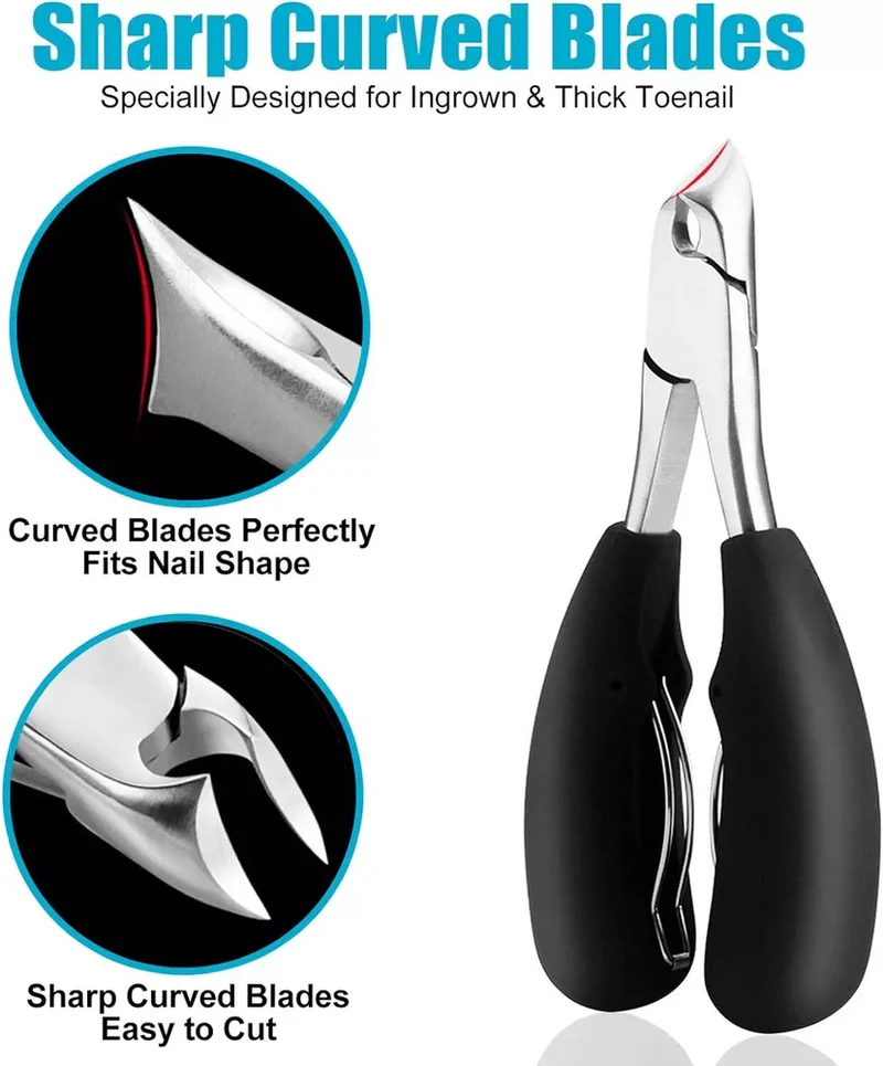 Toenail Clipper for Seniors, Sharp & Ergonomic for Thick Nails