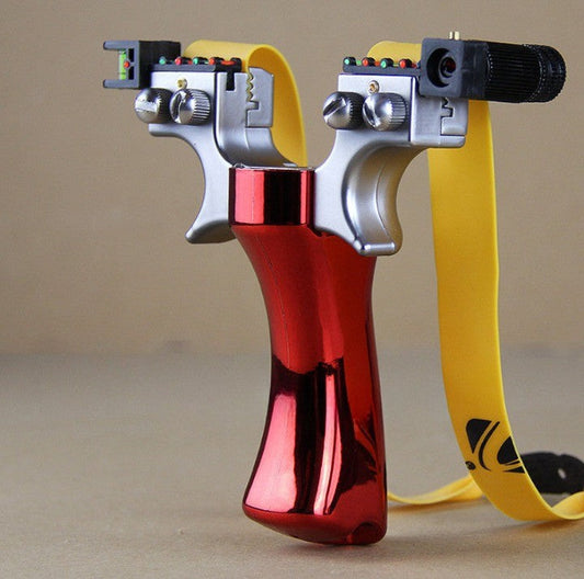 High-Precision Slingshot with Laser Targeting System