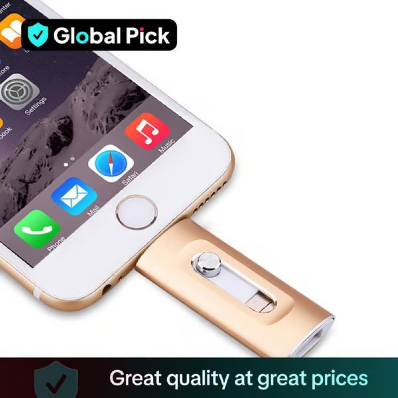 3-in-1 USB Flash Drive for Phones and Computers, Large Capacity