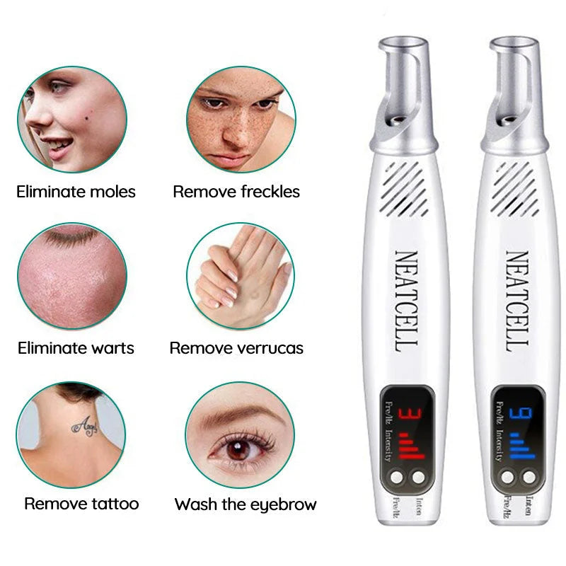 Laser Tattoo Removal Pen with Red & Blue Light Technology