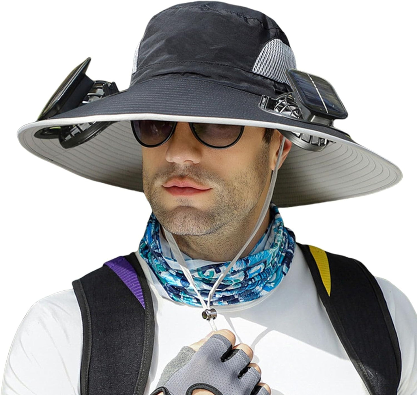 SolarBreeze Instant Cooling Hat with Solar Fan