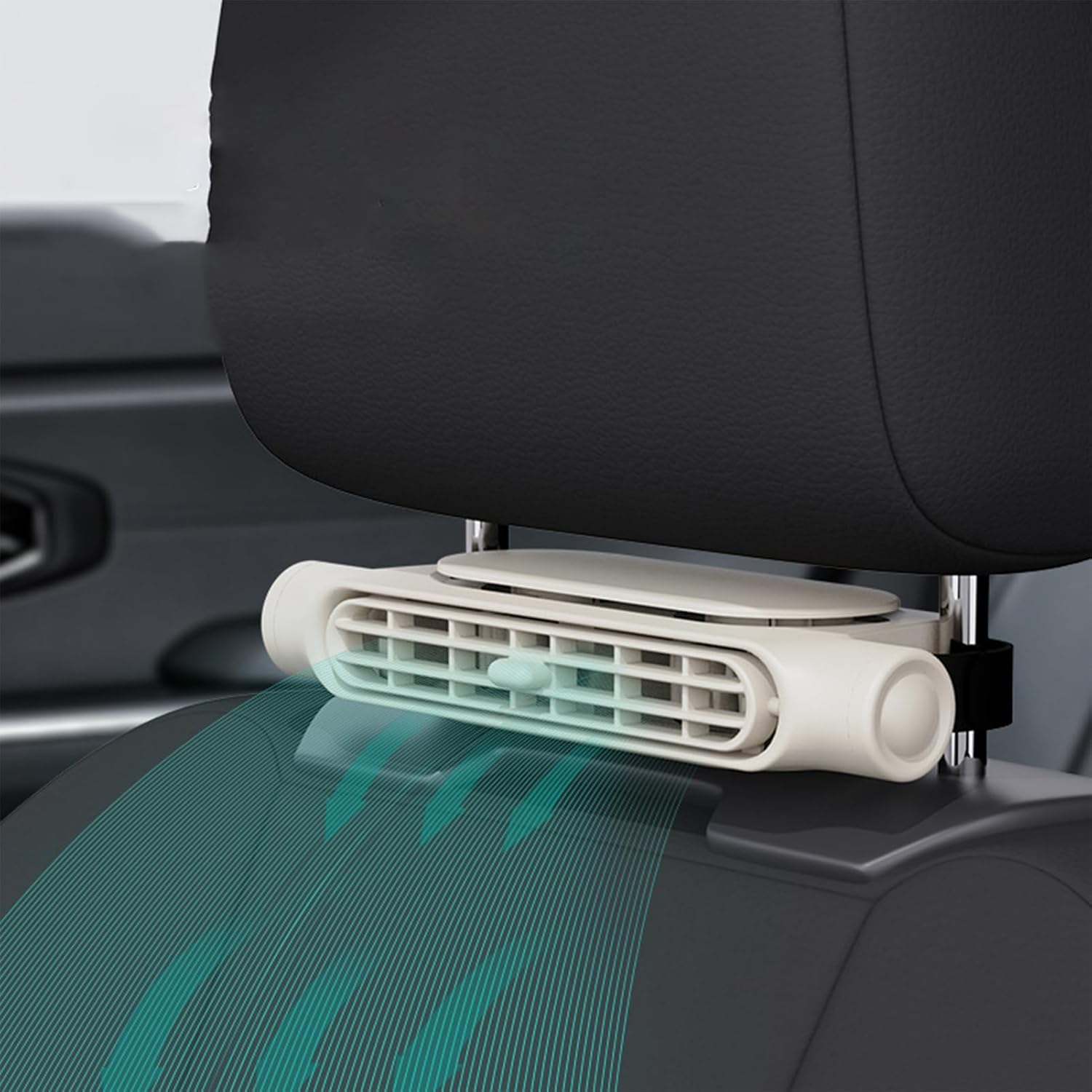 3-Speed USB Car Fan with Headrest Mount – Buy 1 Get 1 Free