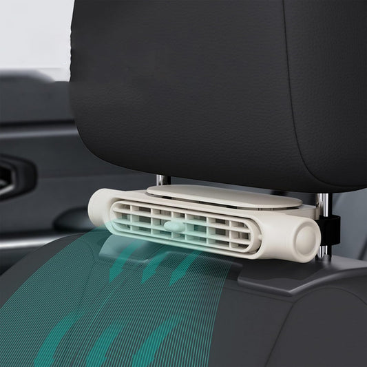 3-Speed USB Car Fan with Headrest Mount – Buy 1 Get 1 Free