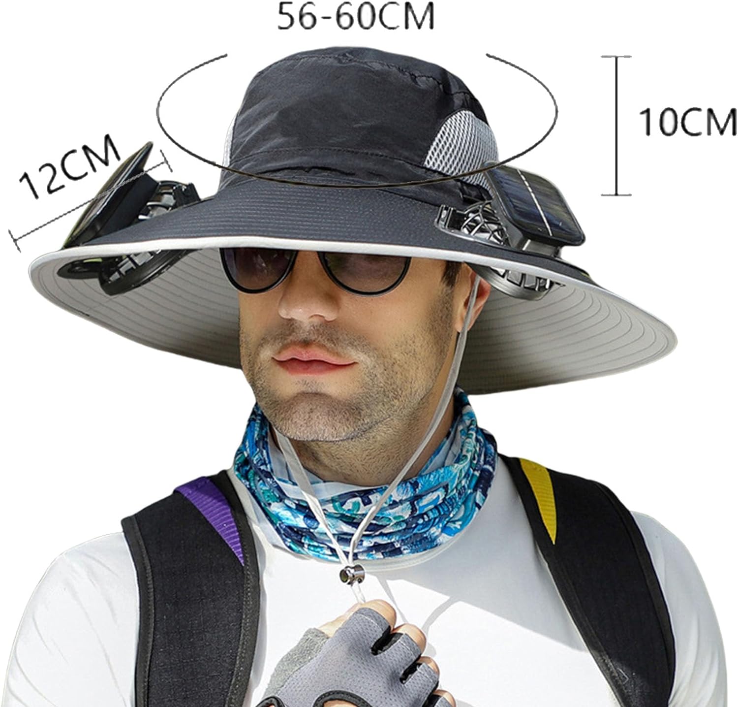 SolarBreeze Instant Cooling Hat with Solar Fan