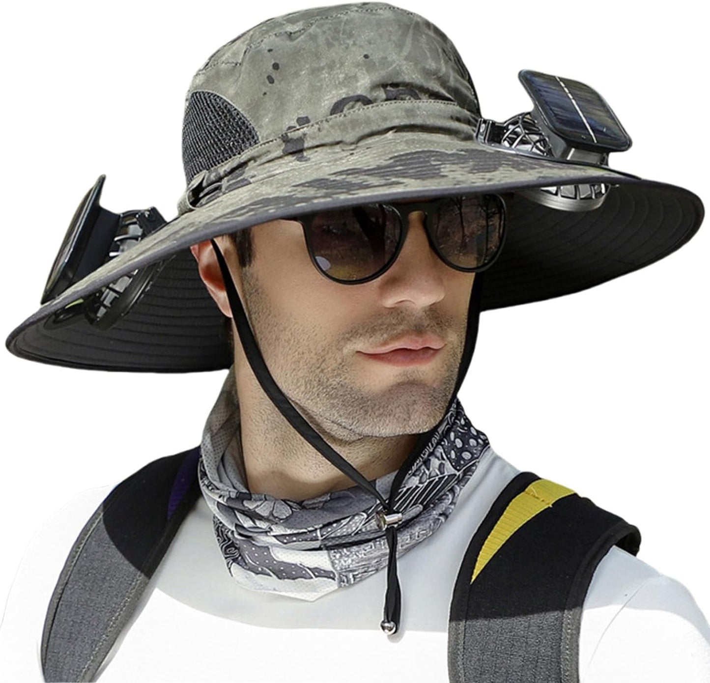 SolarBreeze Instant Cooling Hat with Solar Fan