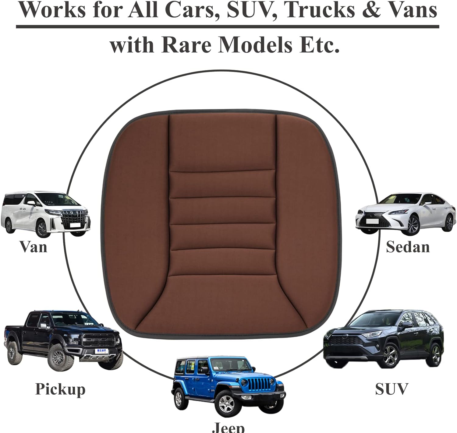 Memory Foam Car Seat Cushion for Enhanced Comfort