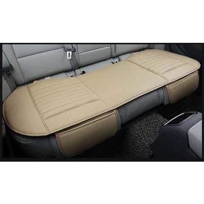 Leather Bamboo Charcoal Car Seat Cushion - Odor Absorbing, All-Season Use