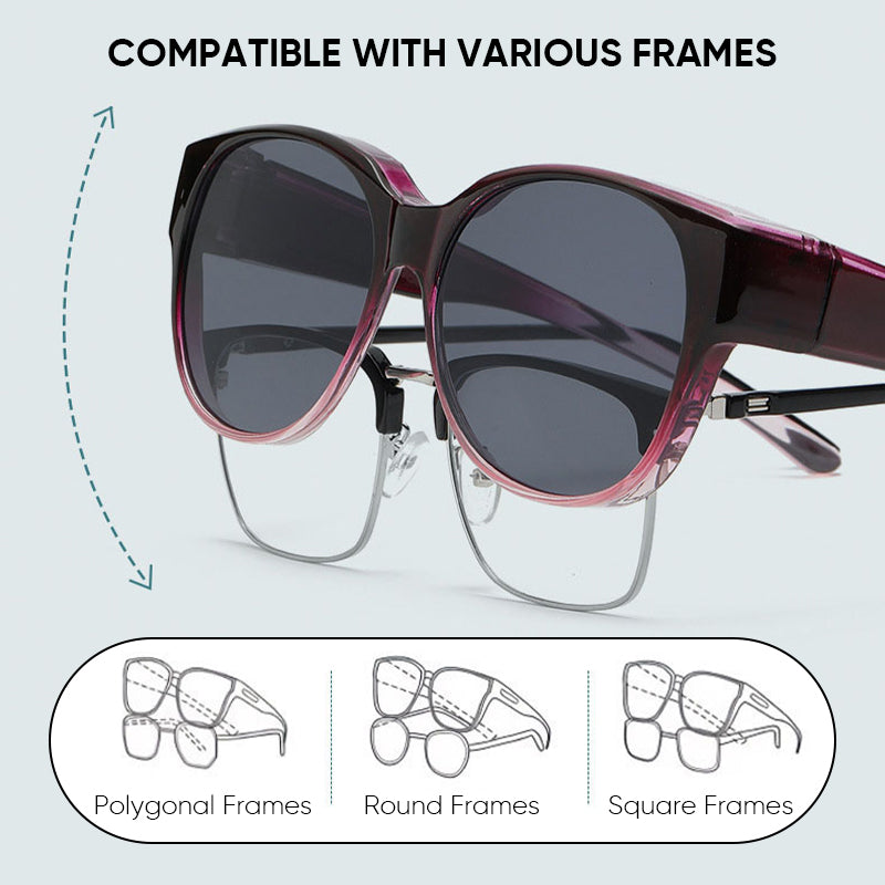 Over-Glasses Polarized Sunglasses for Ultimate Comfort