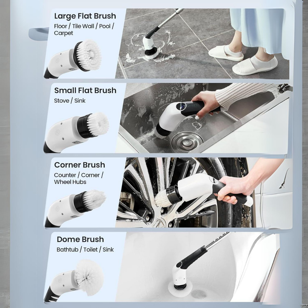 Electric Spin Scrubber – Cut Cleaning Time in Half with Ease