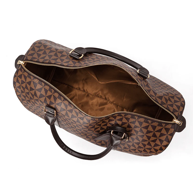 Premium Leather Travel Bag - Stylish Unisex Duffle Bag