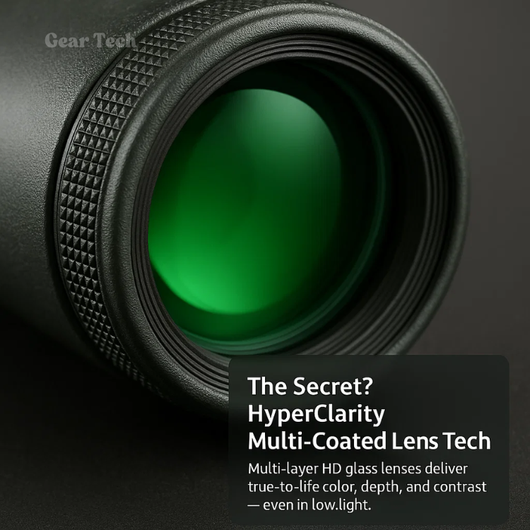 Compact HD Ultra-Zoom Monocular: Lightweight, Ideal for Hiking & Birdwatching